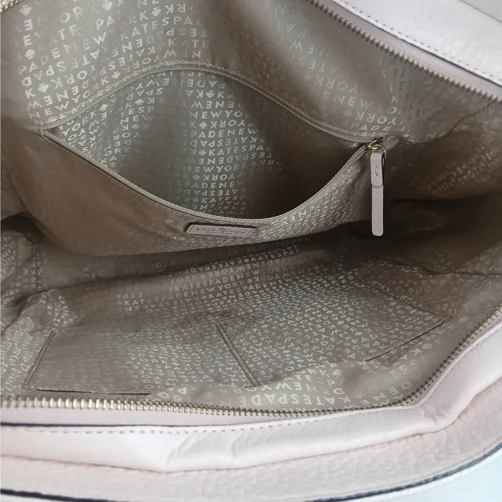 Kate Spade New York Baxter Street Fernrose Tote Blush Pink Commuter Laptop Work